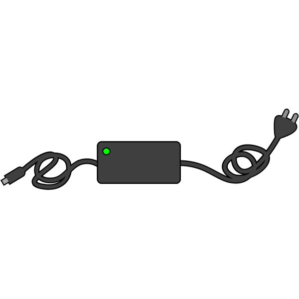 Computer Charger Vector Image Free Svg