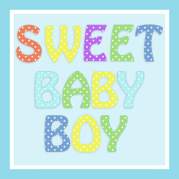 This diaper baby card svg is perfect for a baby invite because you can use the special insert to write the when, where and what right on each. Baby boy card | Free SVG