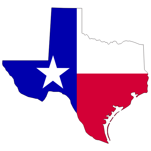 Flag of the state of texas