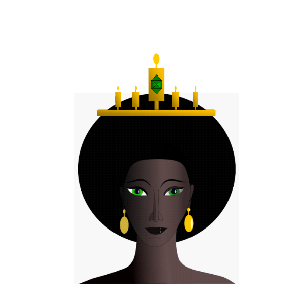 Association for the study of african american life and history · black arts movement . African Queen S Head Vector Image Free Svg