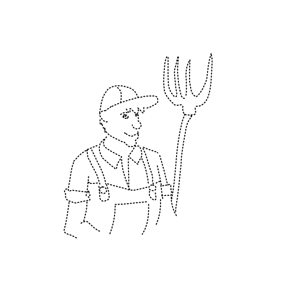 Tie dye sendiri merupakan teknik mewarnai dengan cara mengikat baju sebelum dicelupkan atau disemprot dengan pewarna pakaian. Outlined Farmer Free Svg