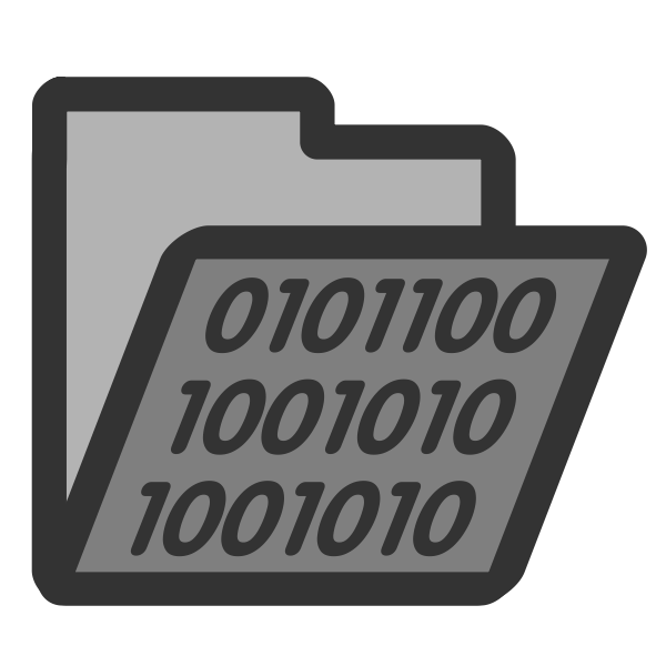 Folder Binary Icon Free Svg - Download Elegant Sunset Pattern | High Resolution