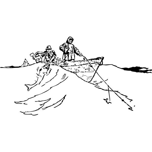 You may also like dragon boat racing or . Trawling From A Dory Vector Illustration Free Svg