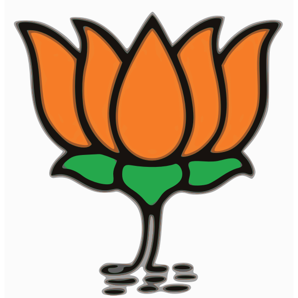 Outline of this video and draw along with us: Lotus Bjp Symbol Vector Drawing Free Svg