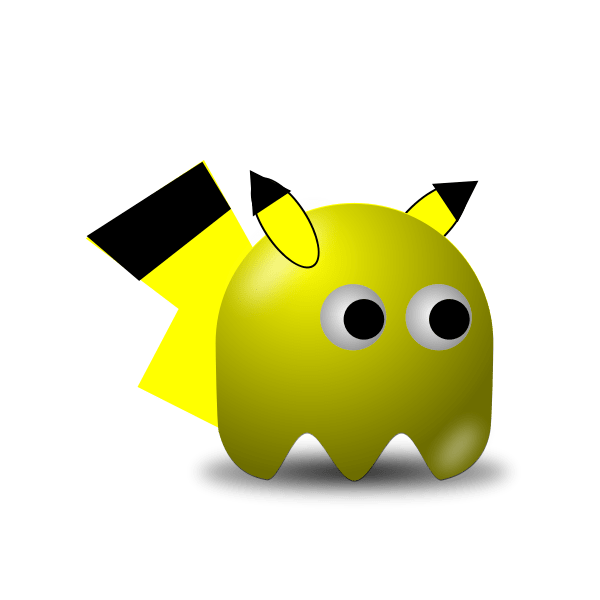 Fully editable and scalable vector graphic for cutting projects. Padepokan Pikachu Free Svg