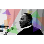 Quotes · food and drinks. Martin Luther King Jr Holding A Speech Vector Illustration Free Svg