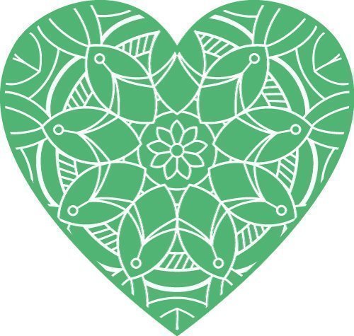 Heart mandala svg with flowers, love circle and split monogram svg, valentines day, 5 designs.ai + eps + jpg + png + svg + dxf + pdf this instant download . Free Svg Files Svg Png Dxf Eps Mandala Heart