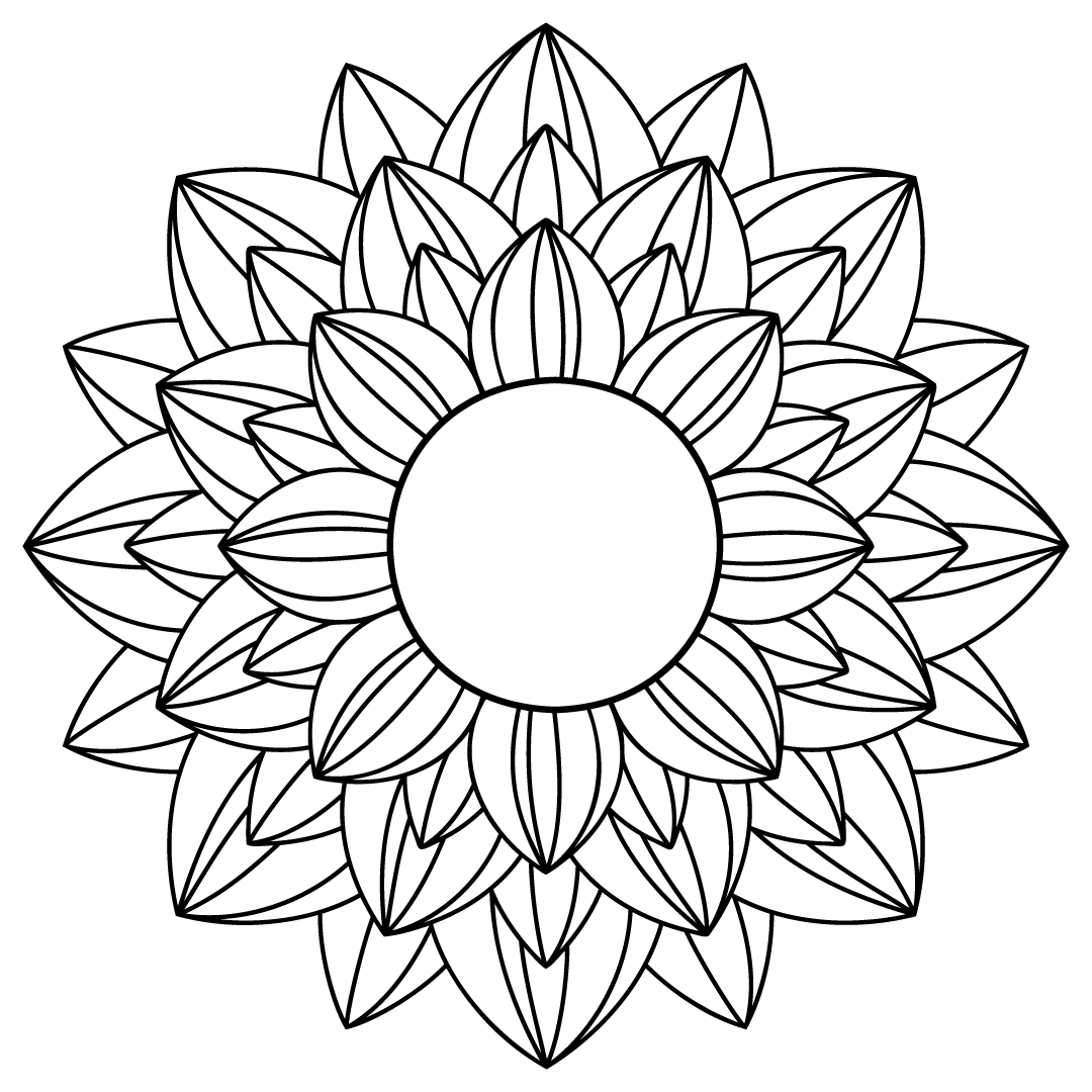Free Free 240 Svg File Sunflower Svg Black And White SVG PNG EPS DXF File