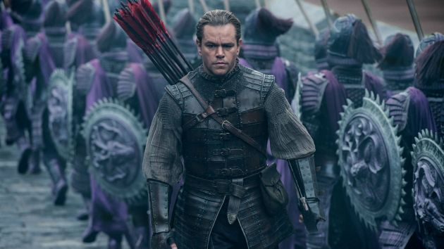 Matt Damon as William Garin in The Great Wall. Jason Boland/Universal Pictures.