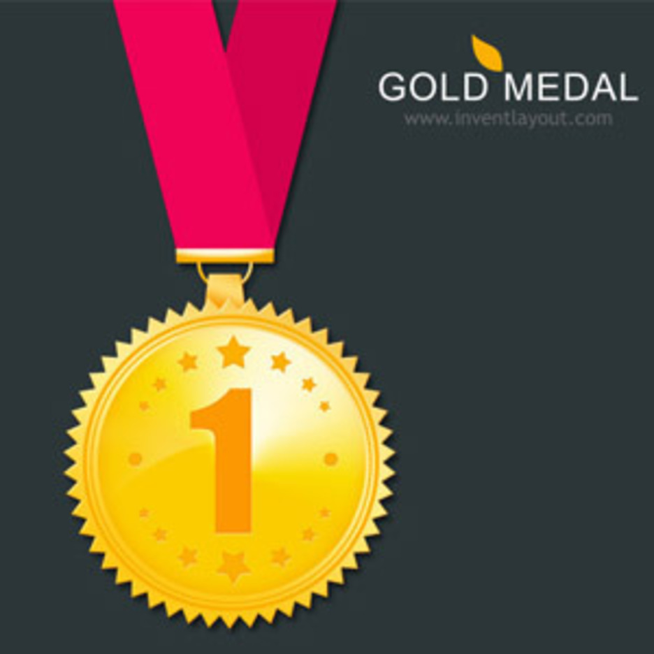 Millions of free graphic resources. Gold Medal Freevectors