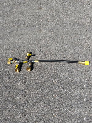 Custom-Built 4-Way Manifold