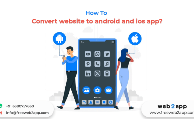 How To Convert Website To Android And Ios App? | Freeweb2app