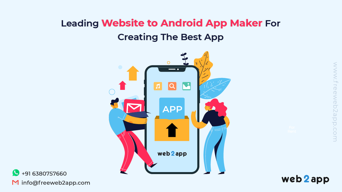 Leading website to android app maker for creating the best app