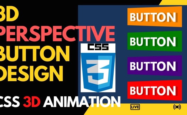 CSS Animation Button Design Tutorial Free Download – FreeWebsiteCreate