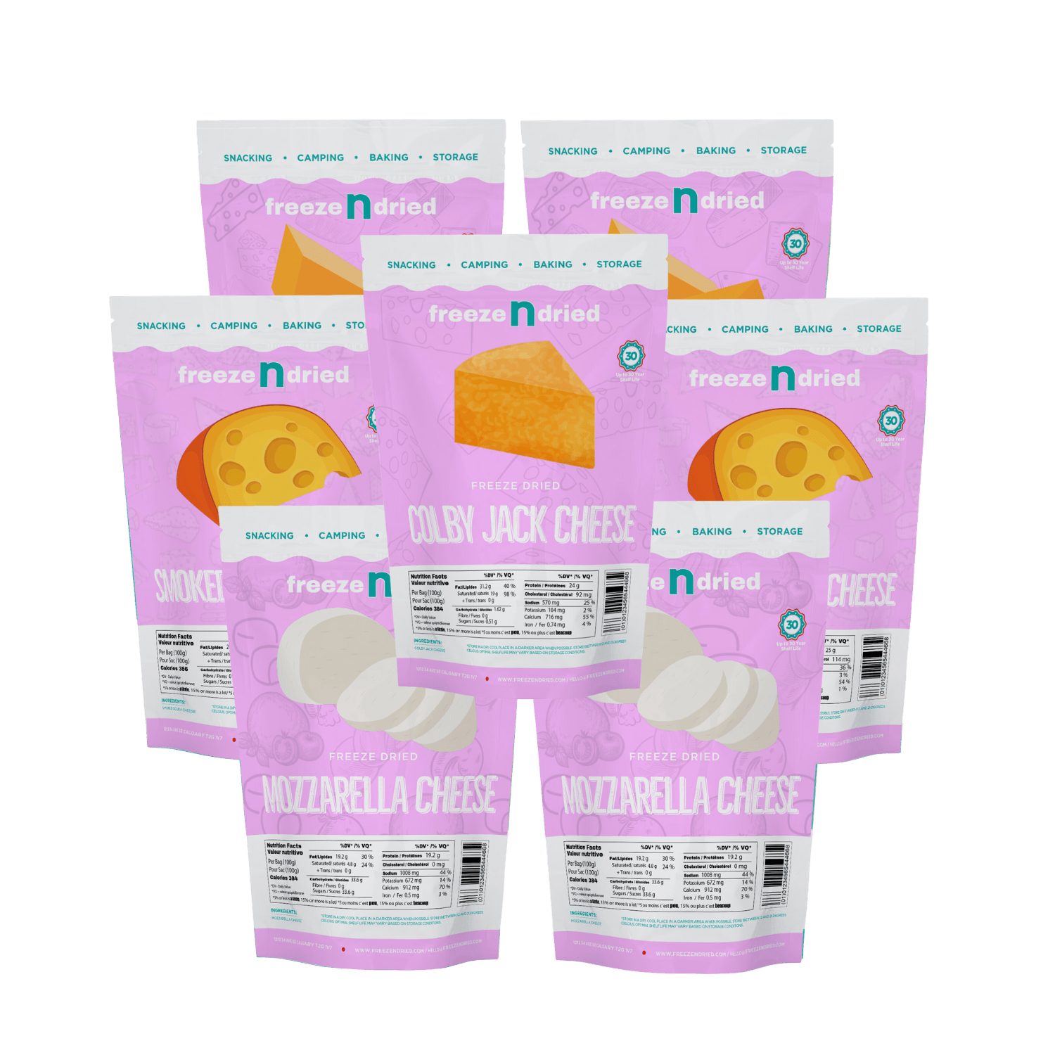 Freeze Dried Cheese Bundle