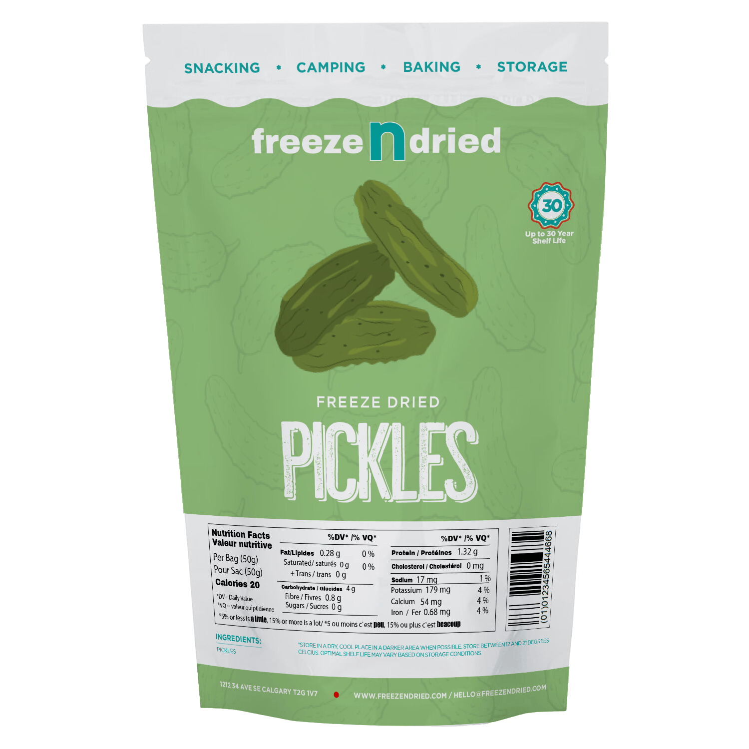 Freeze Dried Pickles