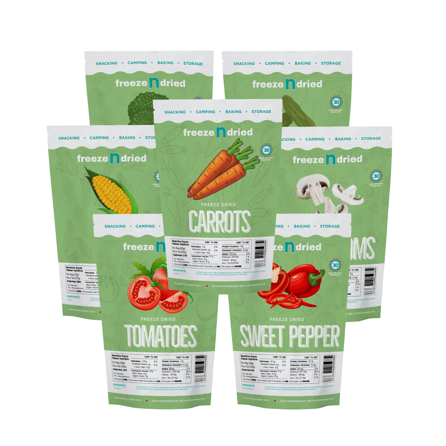 Freeze Dried Veggie Bundle