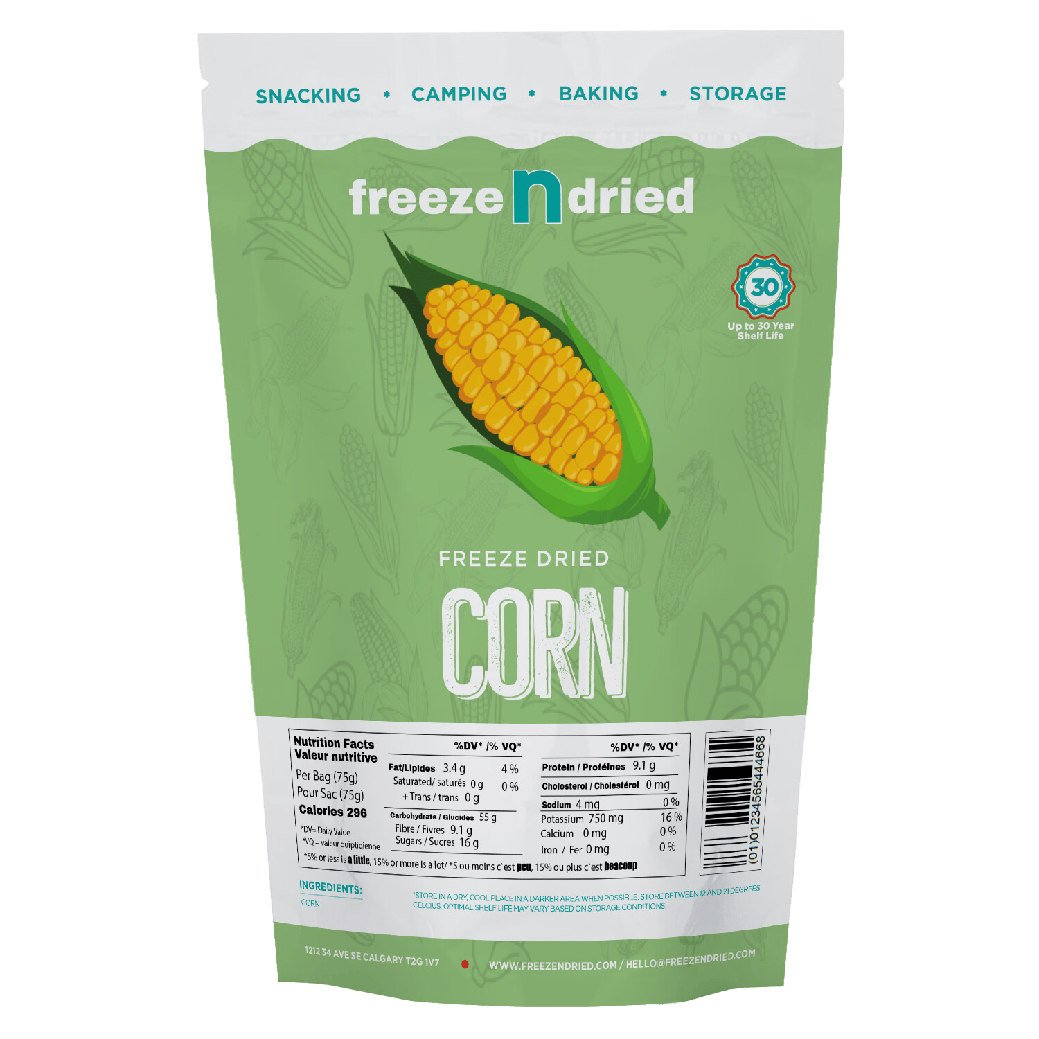 Freeze Dried Corn