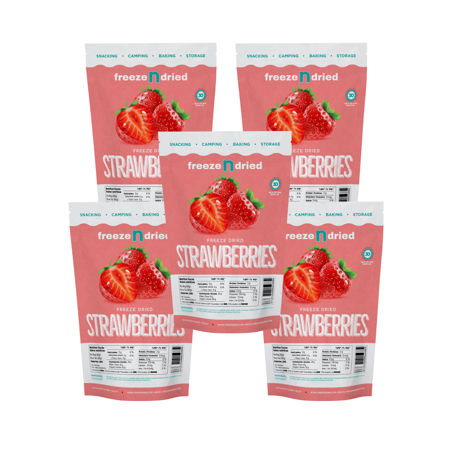 Freeze Dried Strawberries Bundle