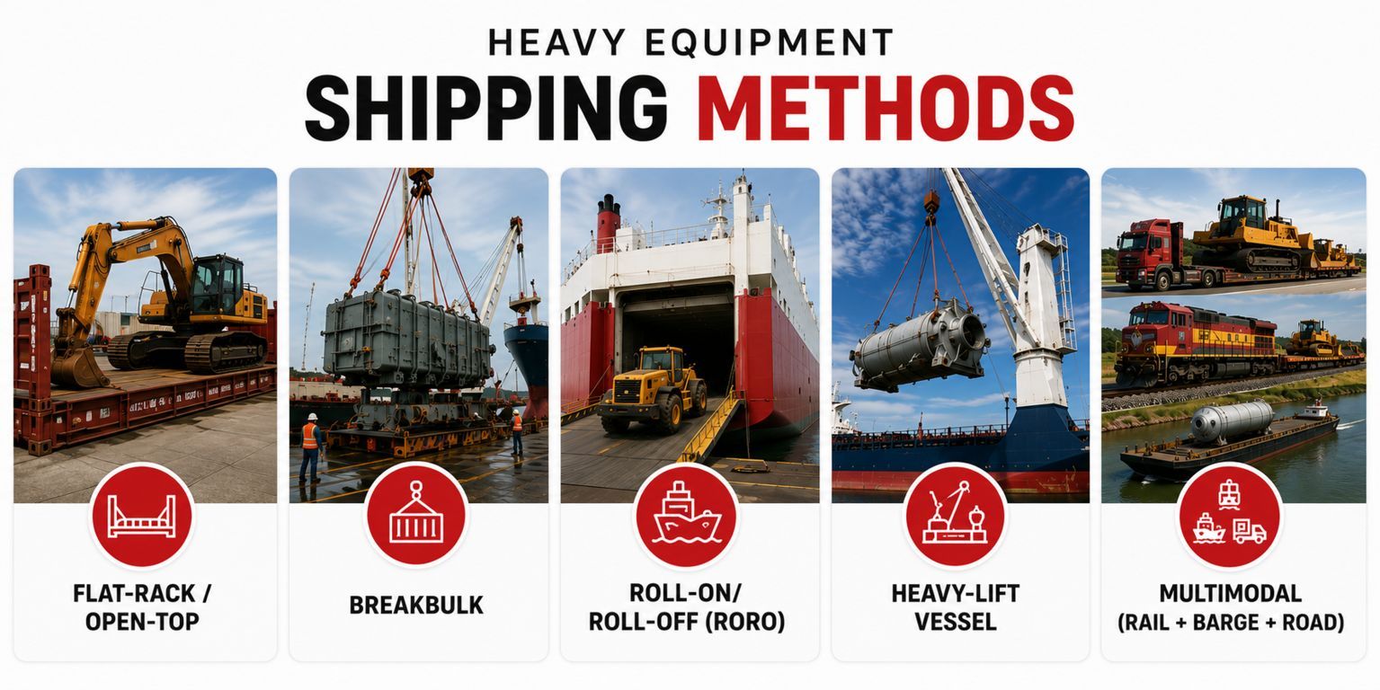 Heavy Equipment Shipping Methods