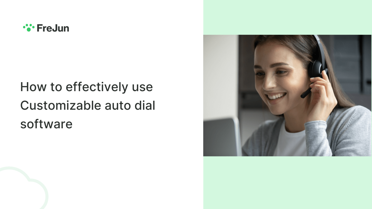 Customizable auto dial software