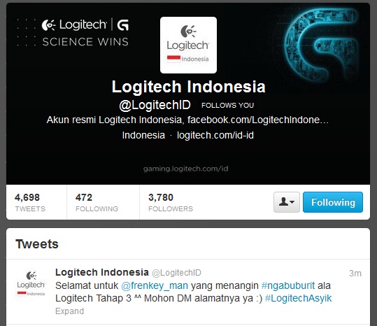 Pengumuman Logitech