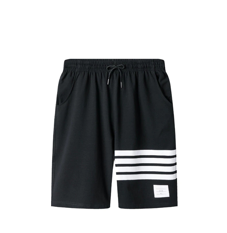 Black and white shorts