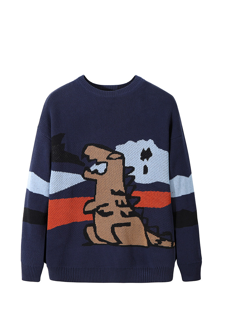 Custom Dino Knit Sweater