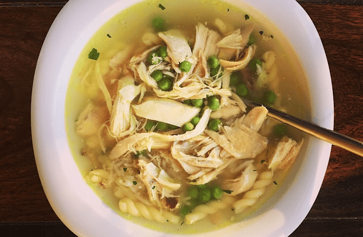 Chicken Soup with Fresh Bouillon