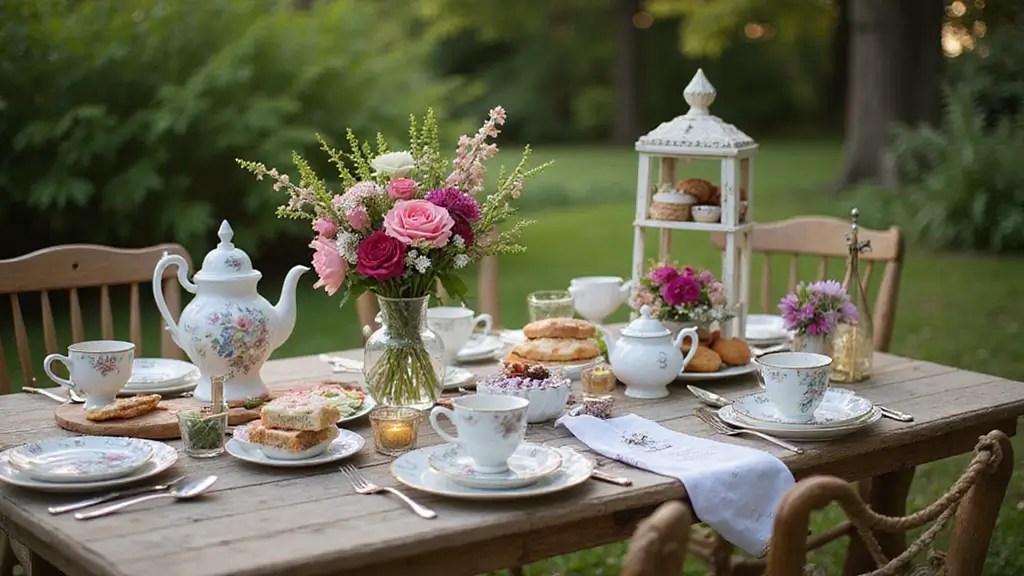 21 Themed Outdoor Tea Table Decor Ideas That'll Spark Your Imagination (Don't Miss #15!)