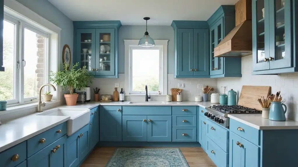 11 Blue Cabinetry Ideas That Will Transform Your Kitchen Into a Coastal Paradise!