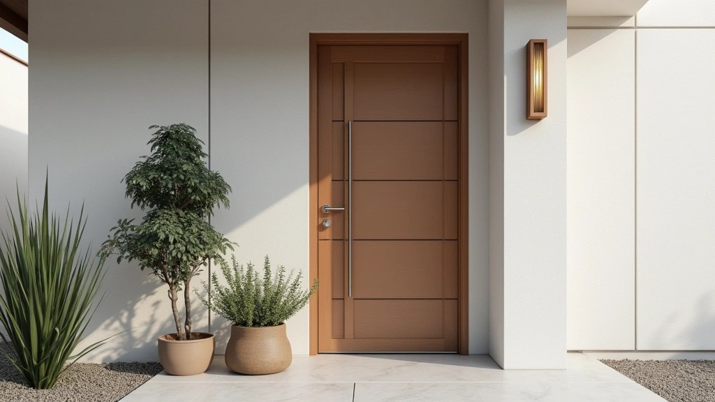 14 Minimalist Main Door Designs That Embrace Simplicity and Style!