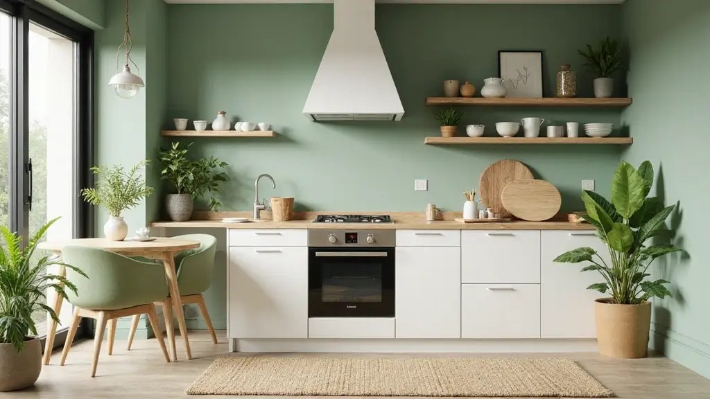 15 Beautiful Kitchen Wall Colors to Embrace Sage Green and Create Calm Vibes!