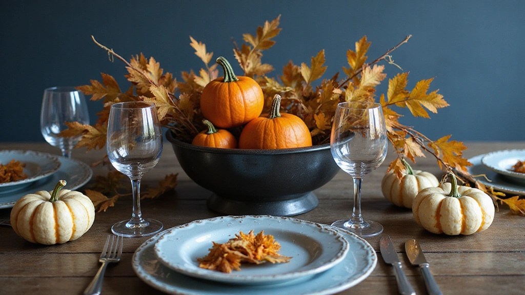 16 Blue Fall Family Table Decor Ideas That Will Make Your Dinners Unforgettable!