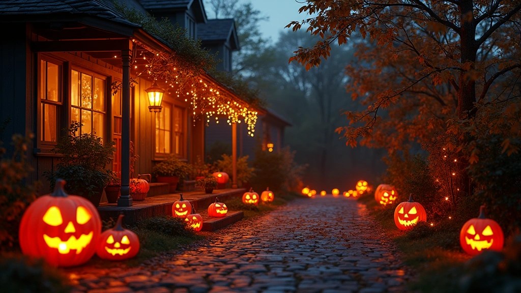 16 Halloween Atmosphere Outdoor Lighting Ideas to Create the Ultimate Spooky Vibe!