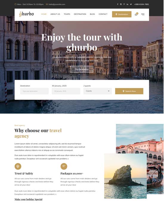 Travel forum is a highly responsive html travel website template. 85 Best Travel Website Templates Free Premium Freshdesignweb