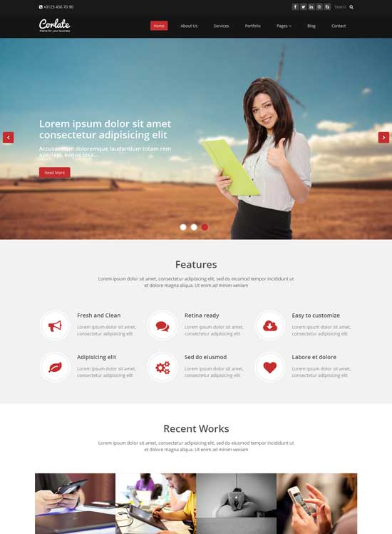 80 Best Free Bootstrap Templates For Modern Website 2020 Page 2 Of 2 Freshdesignweb