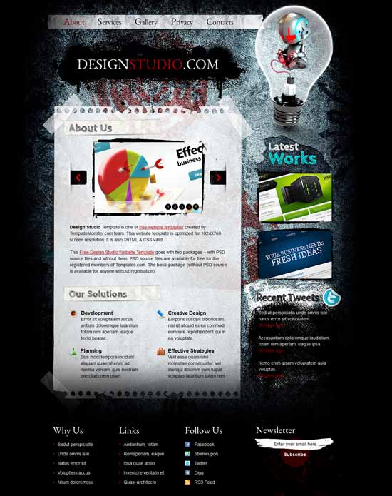 50 Best Design Studio Website Templates Free Premium Freshdesignweb