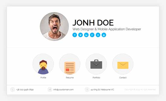 72 Best Personal Website Templates Free Premium Freshdesignweb