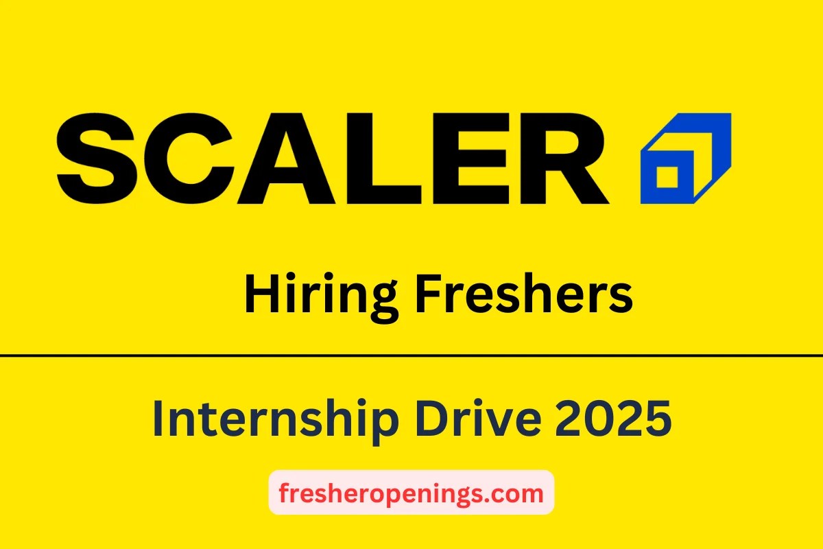 Scaler internship program 2025