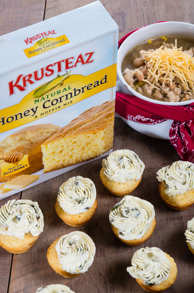 2 // stir together milk, oil, egg and full box cornbread mix until .