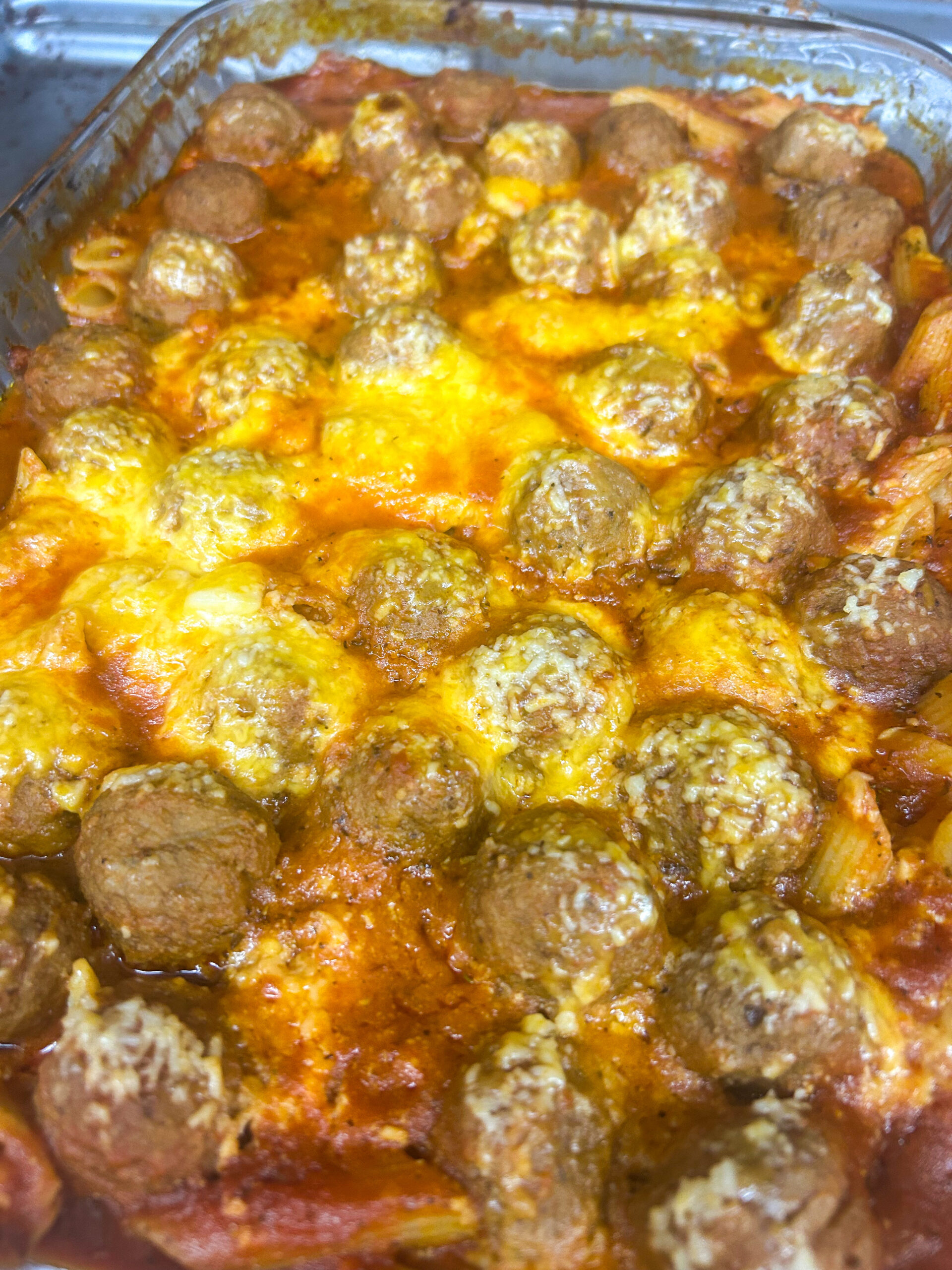 Dump and Bake Meatball Casserole
