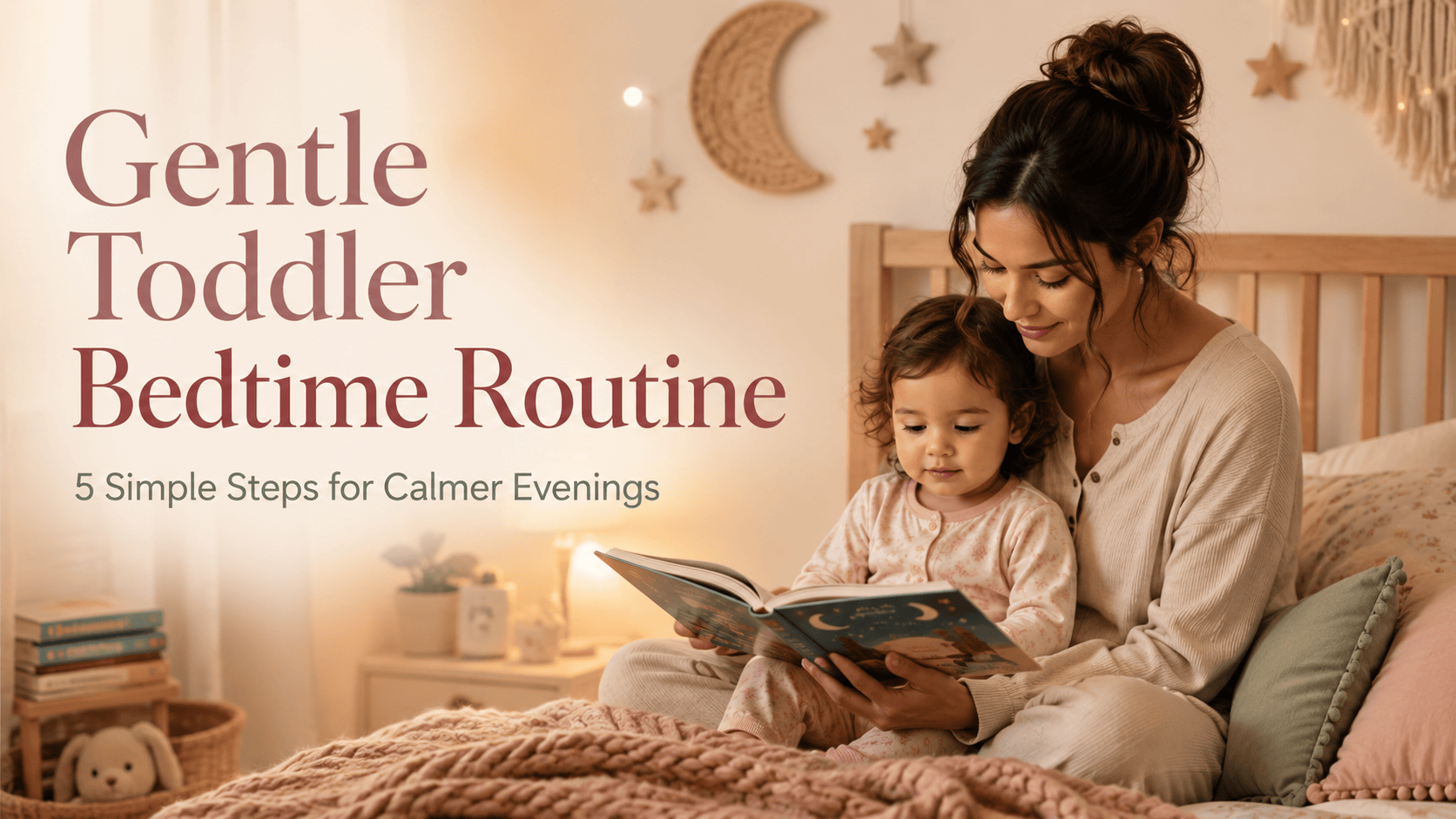 Gentle Toddler Bedtime Routine 5 Steps