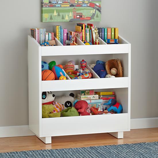 Simple White Toy Storage