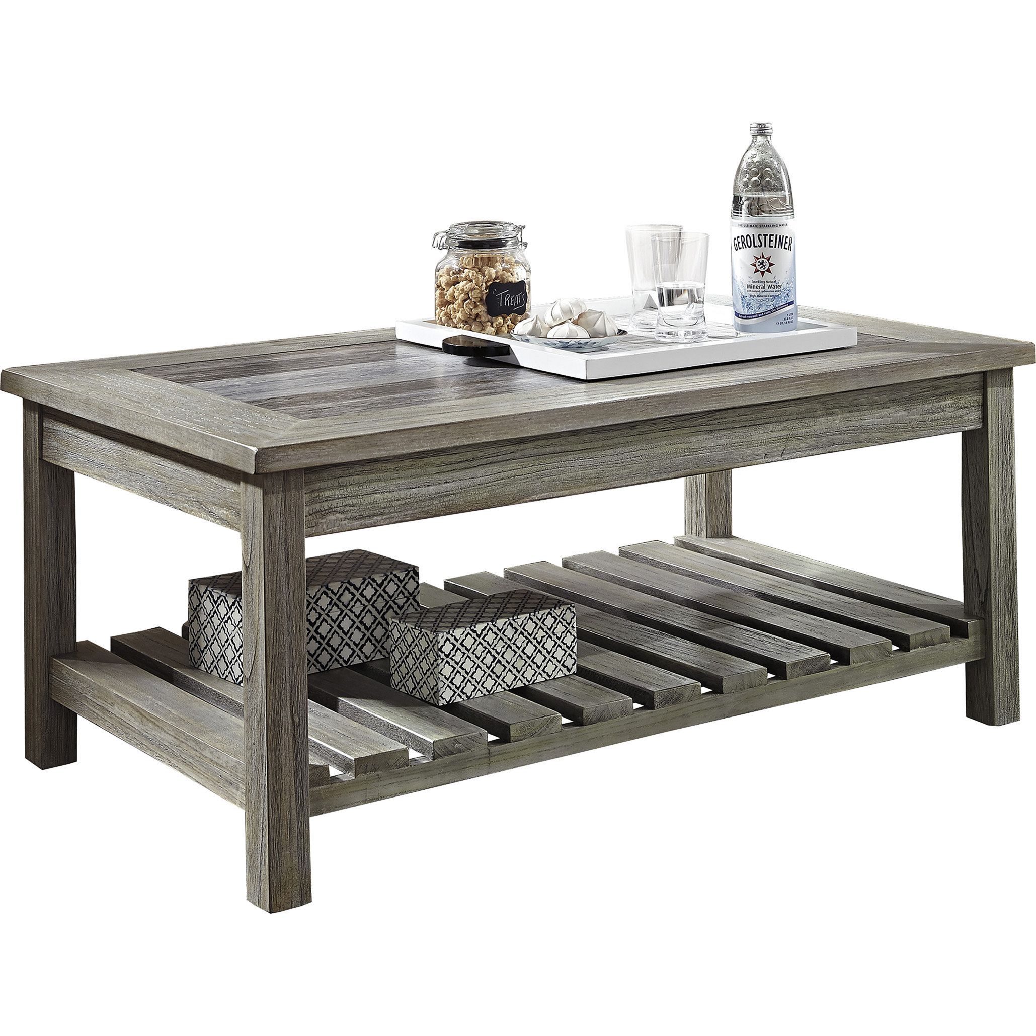 Briarwood Coffee Table With Magazine Rack