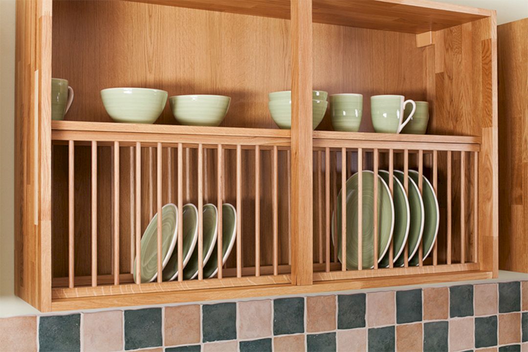 Kitchen Cabinet Plate Rack