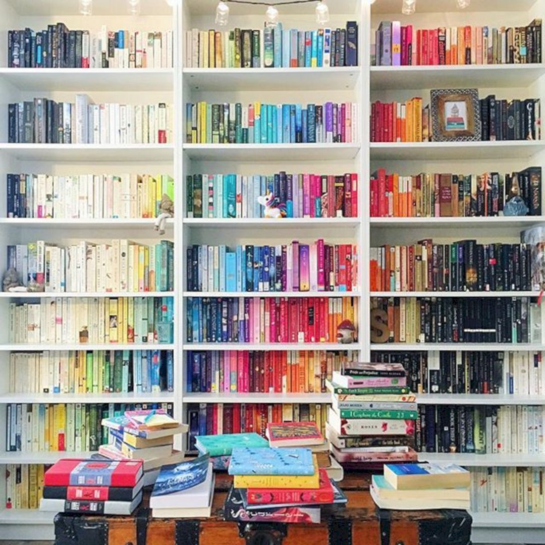 Library Books Shelf