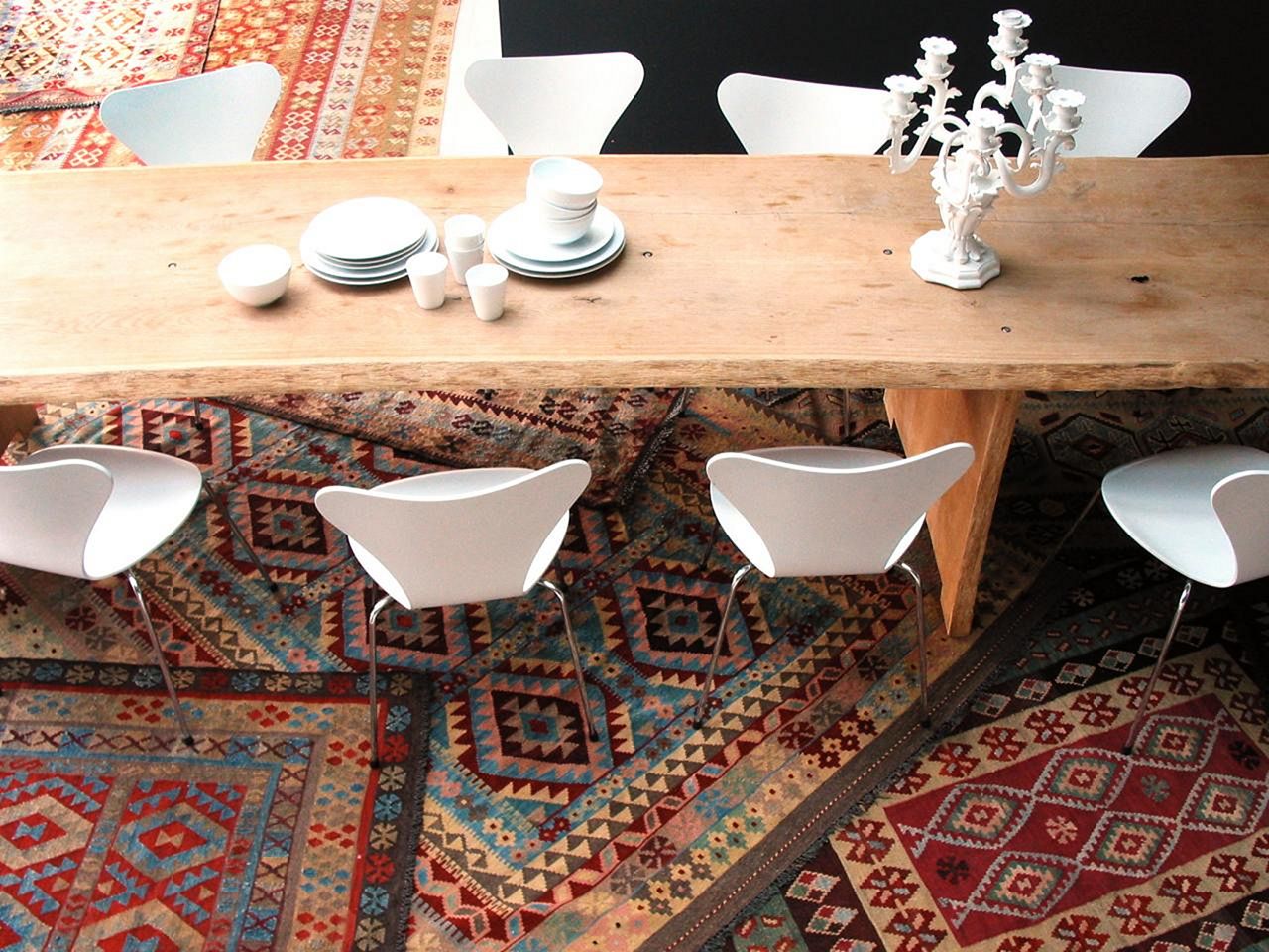 Living Room Rug Layering 27