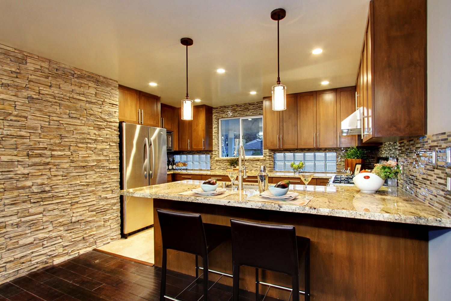 Ceramic Patterned Kitchen For Mini Bar Kitchen