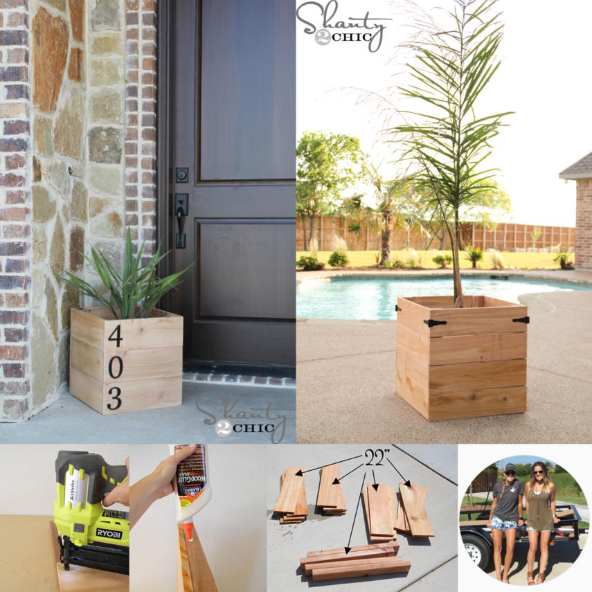 14 Square Planter Box Plans Best For Diy 100 Free